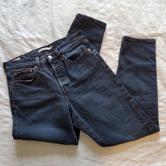 Levi's High Rise Wedgie Ankle Length Cropped Slim Leg Jeans - Picture 5 of 12